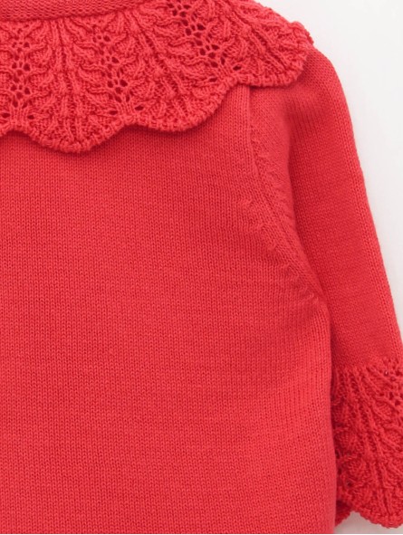 Jumper with openwork details