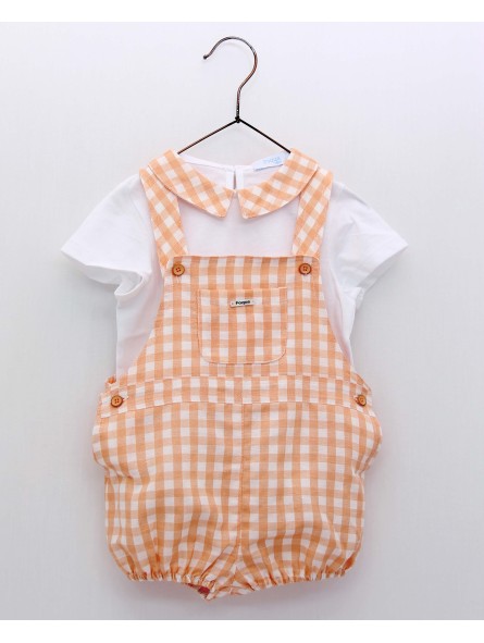 Nana T-shirt and dungarees set