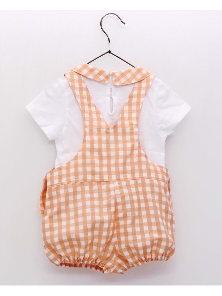 Nana T-shirt and dungarees set