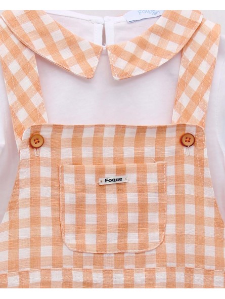 Nana T-shirt and dungarees set