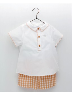 Conjunto camisa y pantlón corto Nana
