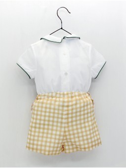 Conjunto blusa y pantalón corto Nana