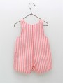 Flora striped dungarees