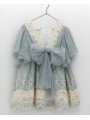 Betania Embroidered Fretwork Dress