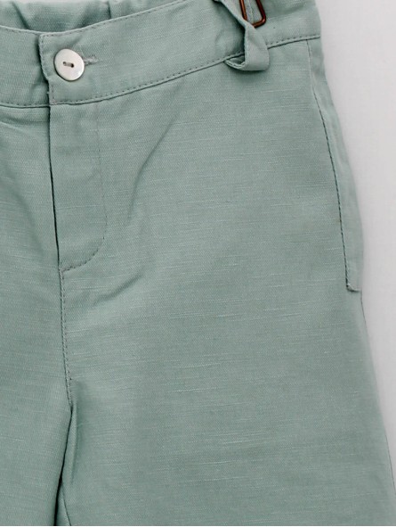 Pantalón Corto Algodón y Lino