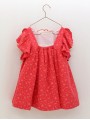 Flower dress with lace