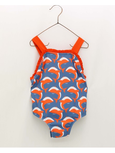 Bañador niña Ballenas