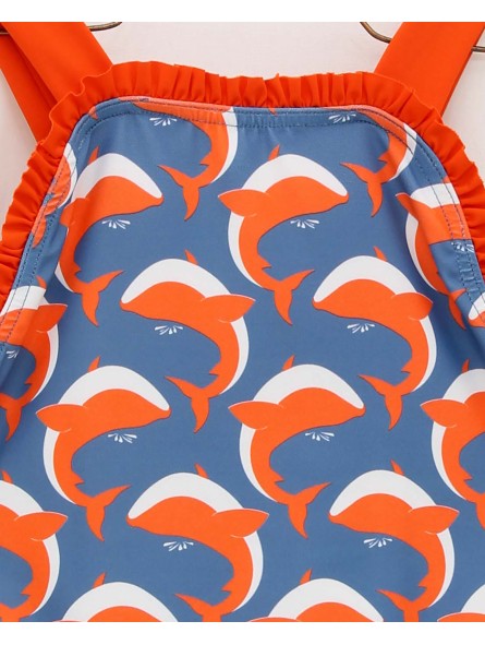 Bañador niña Ballenas