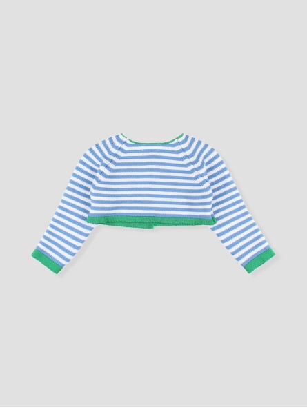 CHAQUETA LISTADA CORTA