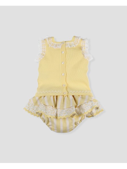 Campiña Inglesa baby girl set