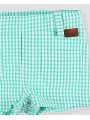 Calça curta Vichy