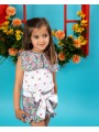 Camiseta estampada maxi cuello