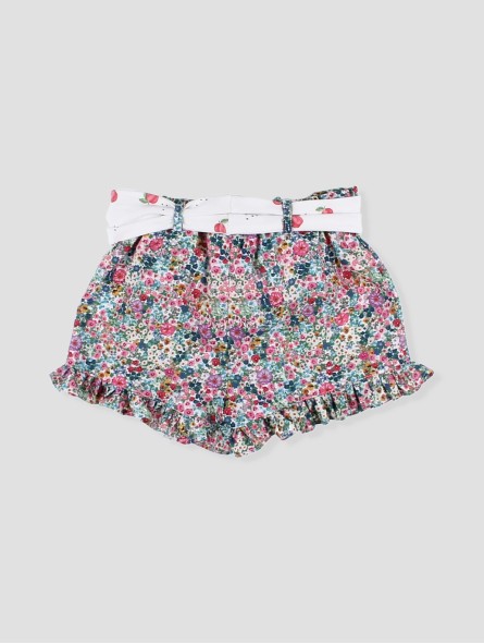 Pantalón corto flores Aveiro