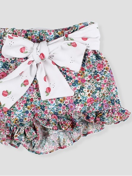 Pantalón corto flores Aveiro