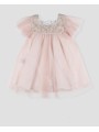 Vestido de tul para niña color azulina o rosa