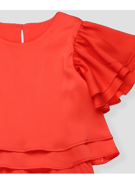 Coral girl jumpsuit