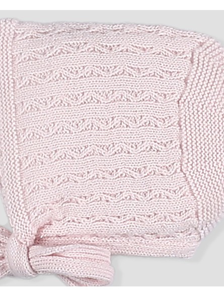 Manzaneda baby knitted bonnet