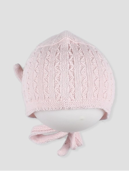 Manzaneda baby knitted bonnet