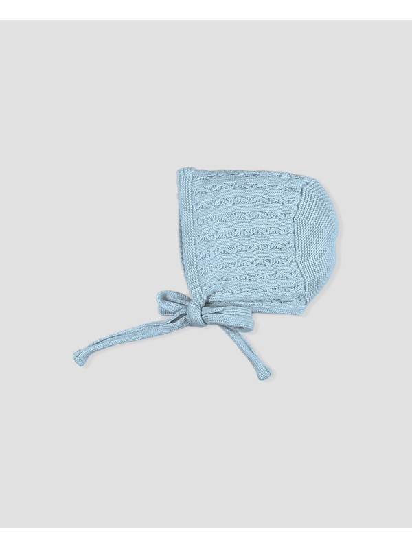 Manzaneda baby knitted bonnet