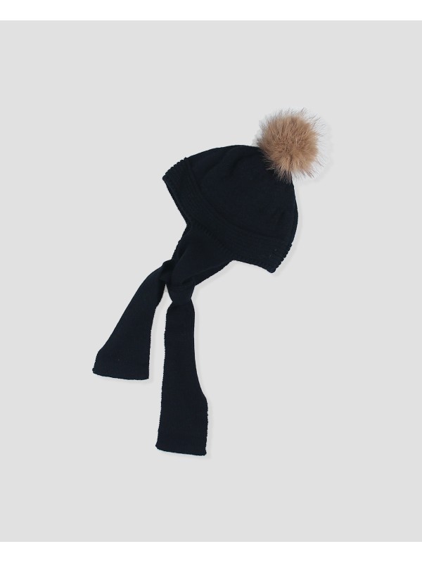 Gorro bufanda con pompón
