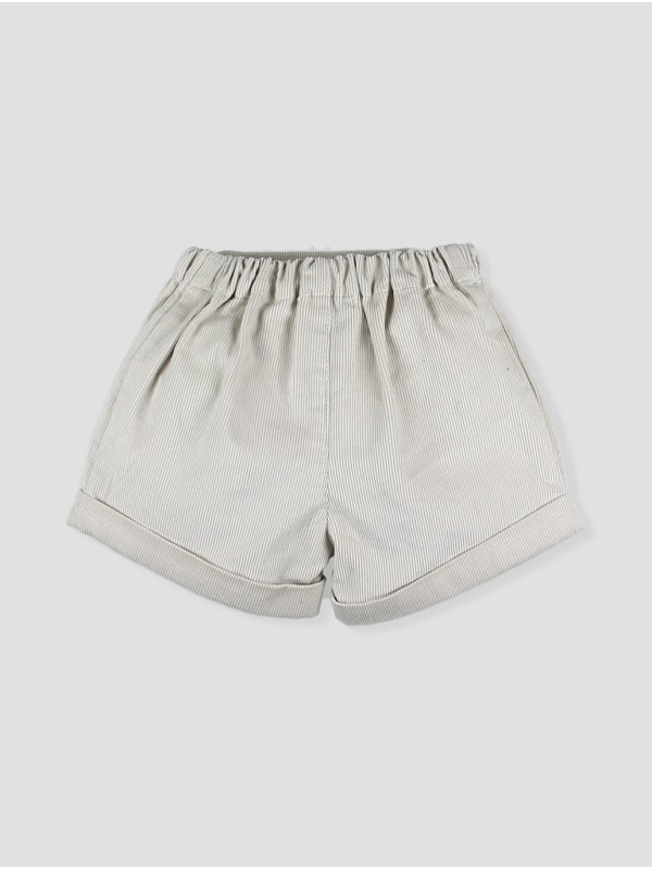 Pantalón corto pana