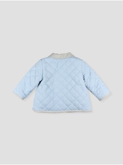 Light blue quilted jacket