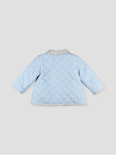 Light blue quilted jacket