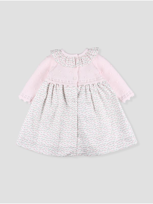Vestido longo de bebê (estilo *faldón*) Formigal