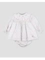 Vestido curto de bebê (estilo *jesusito*) Formigal