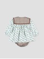 Vestido curto de bebê (estilo *jesusito*) Candanchu