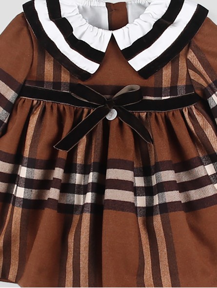 Vestido curto de bebê (estilo *jesusito*) Gstaad