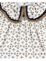 Vestido curto de bebê (estilo *jesusito*) Verbier