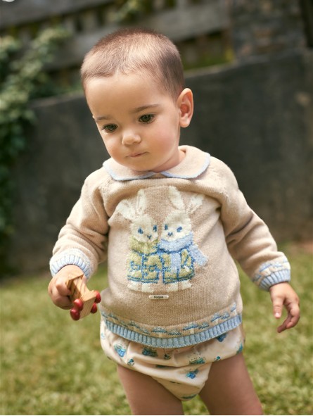 Conjunto para bebê (menino) Leitariegos